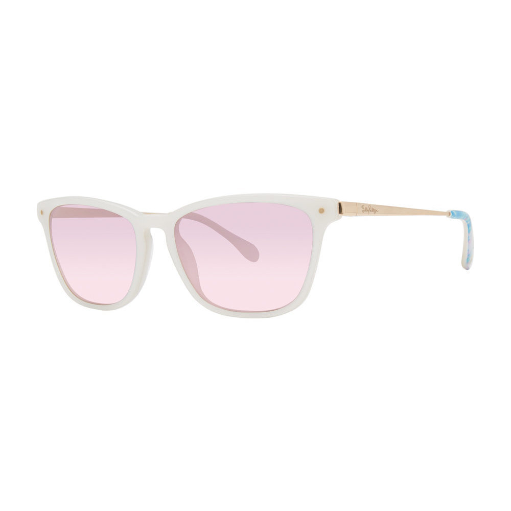 Lilly Pulitzer Martinique Sunglasses White 52mm